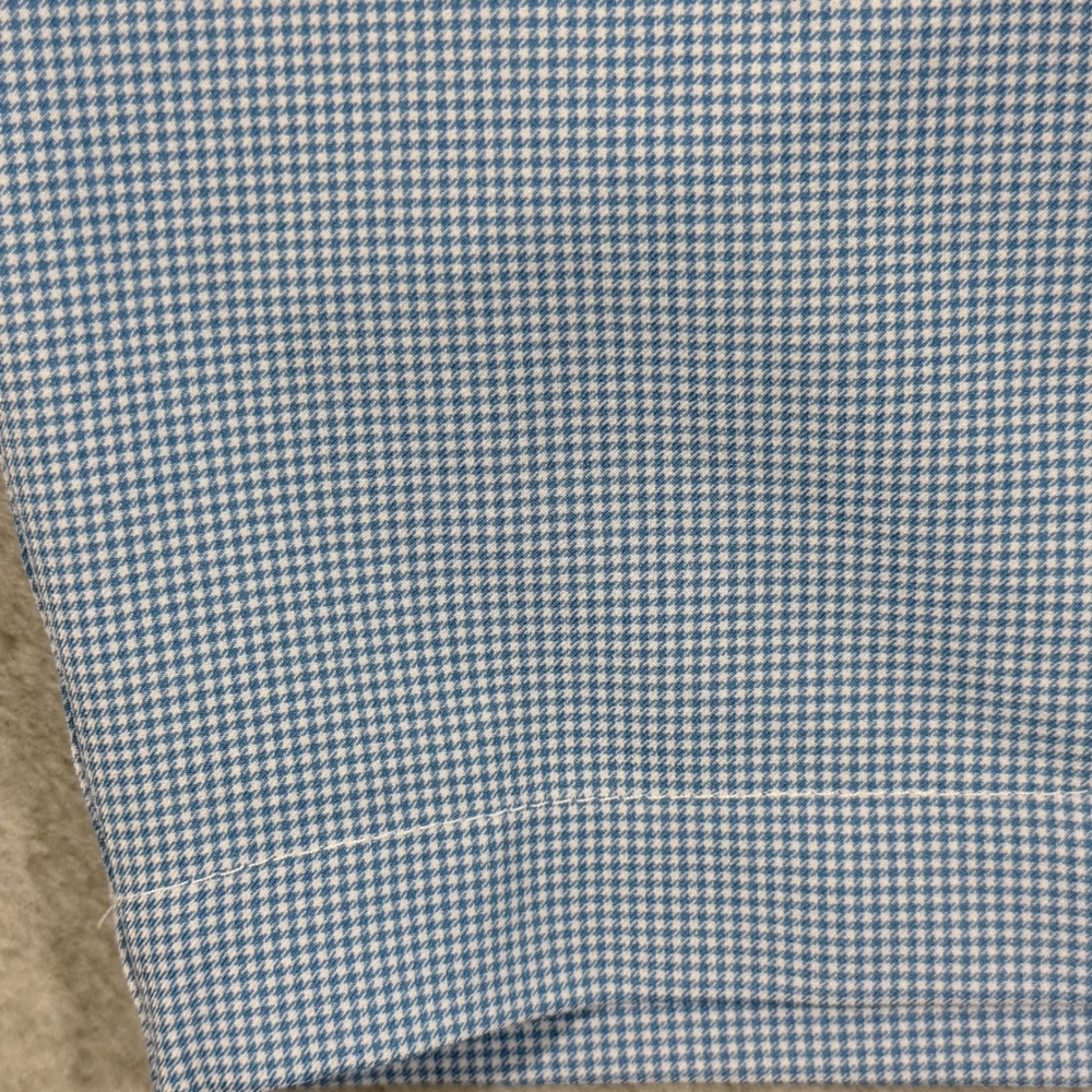 FootJoy Golf Shorts Mens 38 Blue  Houndstooth‎ Stretch Performance FJ - Picture 2 of 9